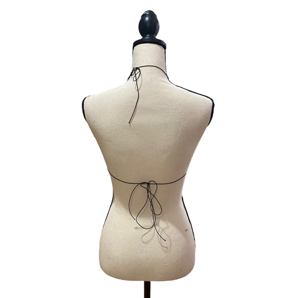 Zebra Print Bandana Halter Top - Picture 5 of 5